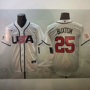 😇Byron Buxton White Stitched Jersey😜